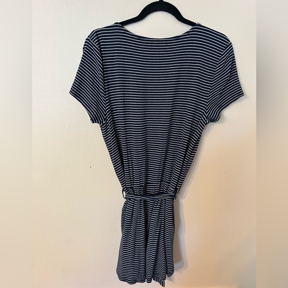 Z Supply Navy and White Striped short romper - Picture 2 of 7